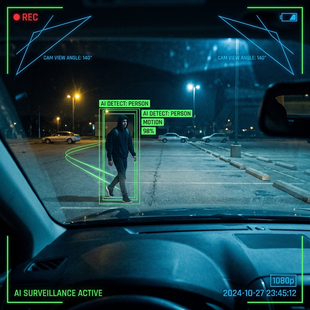 Dash Cam parking mode AI detection